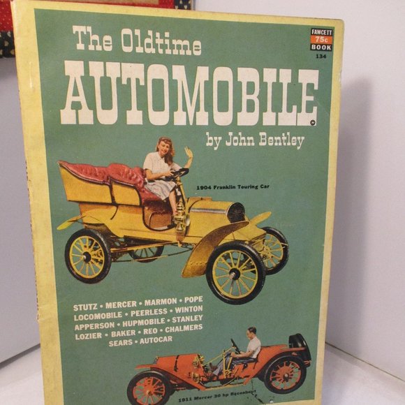 Vintage 1951 Oldtime Old Time Auto Automobile CAR Book Fawcett  Paperback - Picture 1 of 11